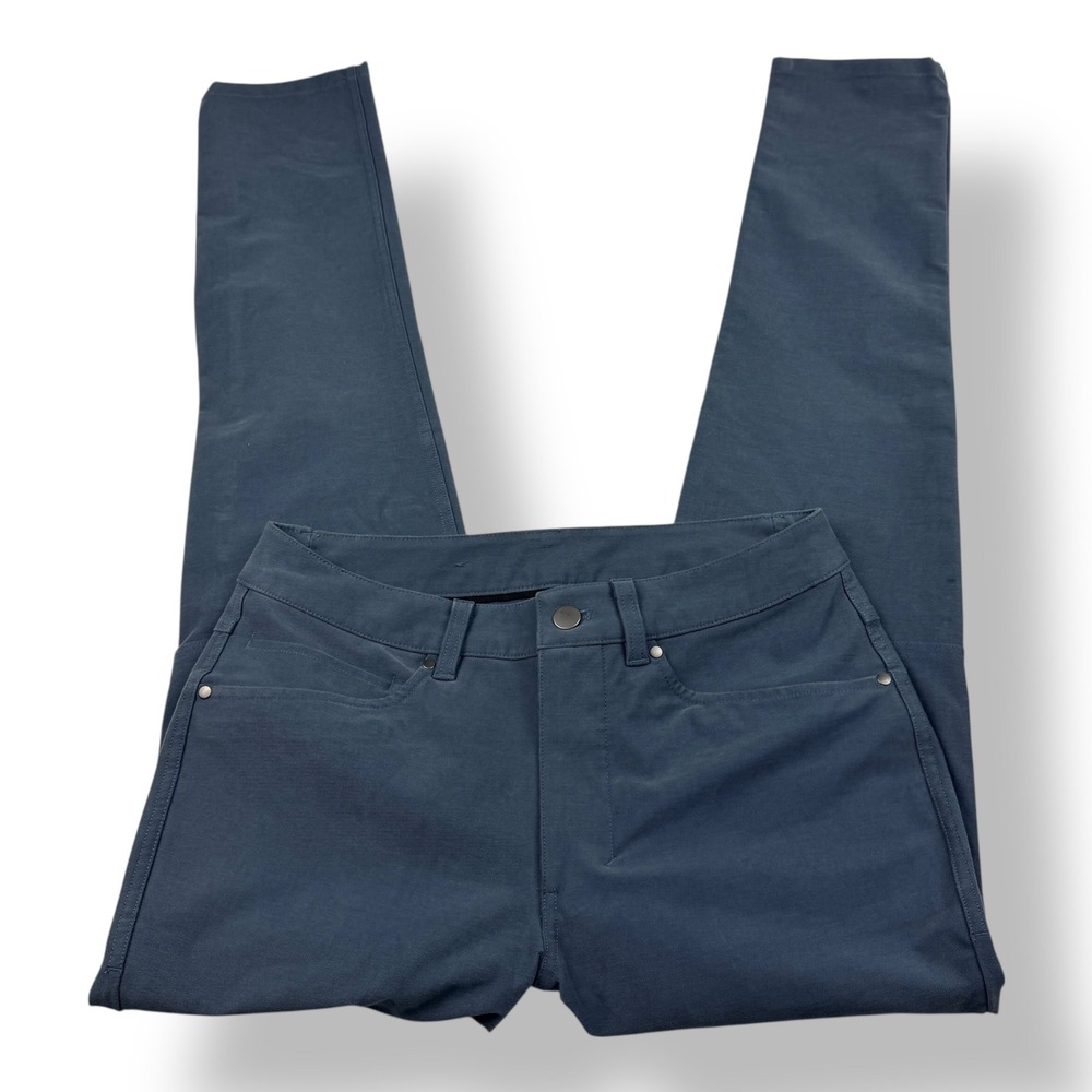 Lululemon ABC Warpstreme Commuter Chino Pants Mens 28x31 Iron Blue Slim Fit